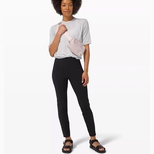 Black Lululemon Here to There High-Rise 7/8 Pant